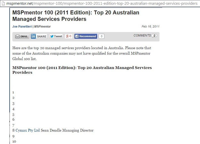 MSPmentor_top_10_Australia_2011